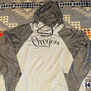 Gray Oregon Ducks Hoodie